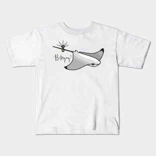 Blingray (Bling + Stingray) Kids T-Shirt